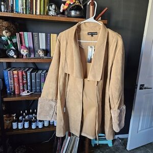 Catherine Malandrino Tan Women's Cape Jacket